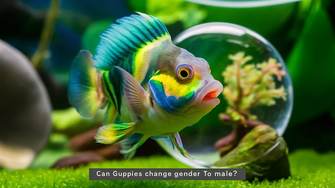 Can guppies change gender to male?
