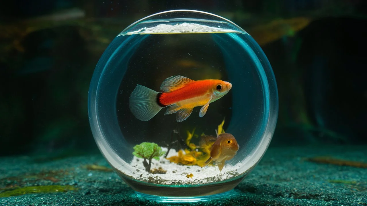 Can guppies live in a bowl?