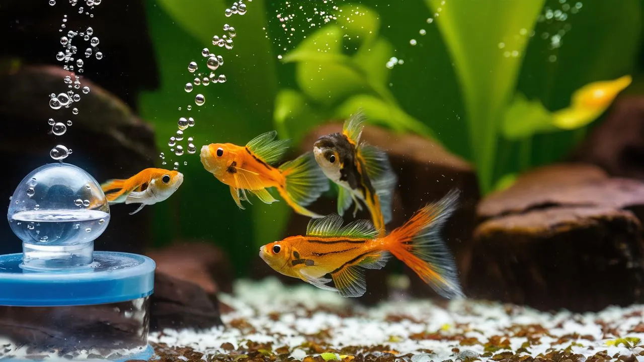 Are Guppies Afraid of Bubblers