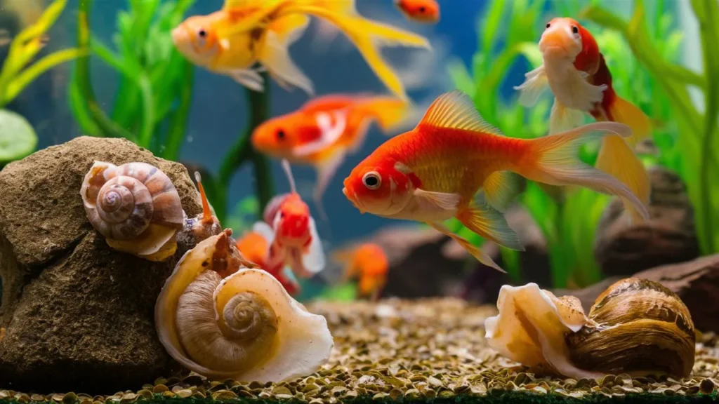 Do guppies eat snails?