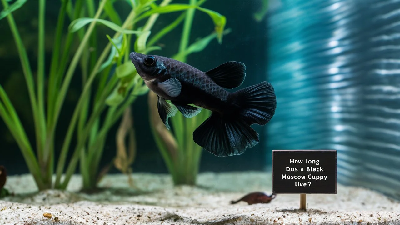 How Long Does a Black Moscow Guppy Fish Live?