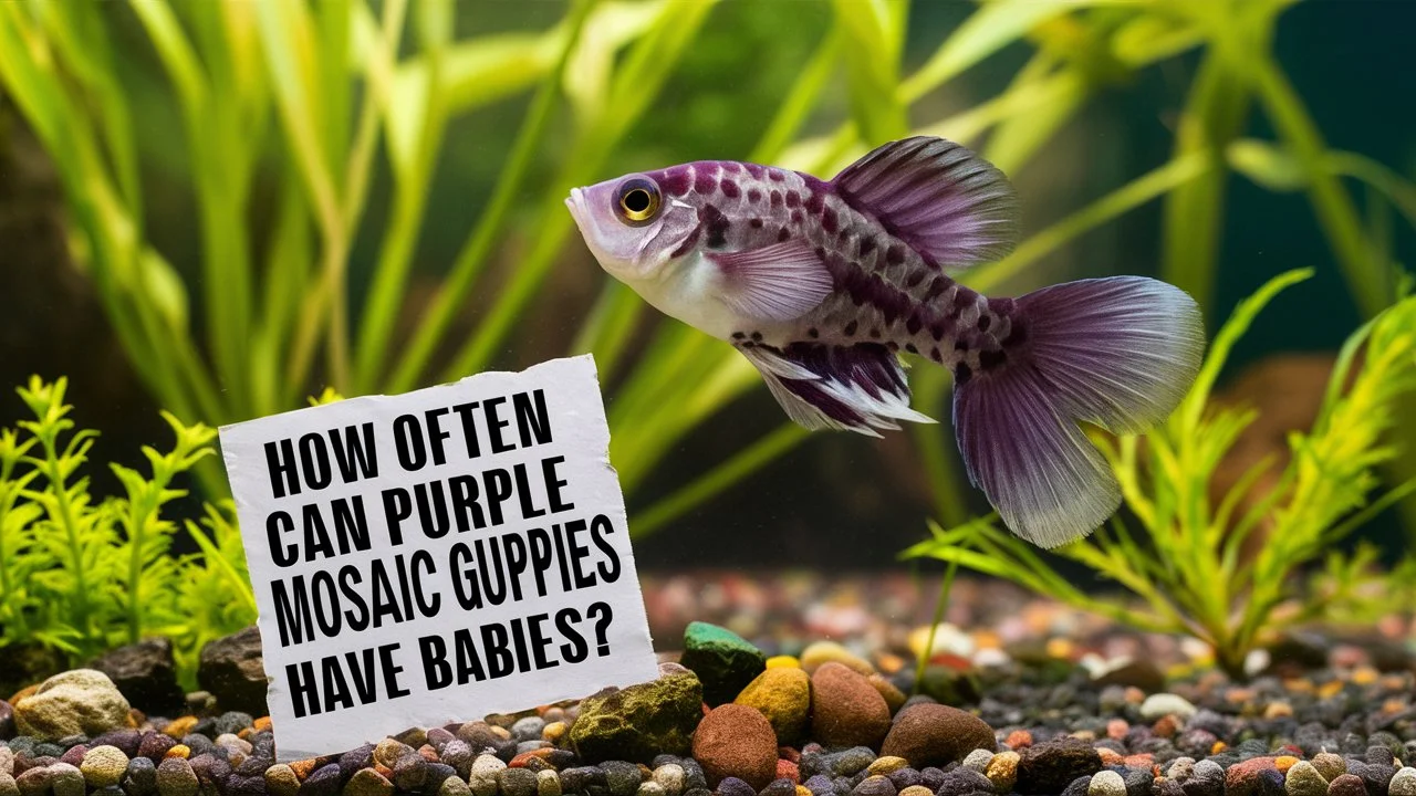 How Often Can Purple Mosaic Guppies Have Babies