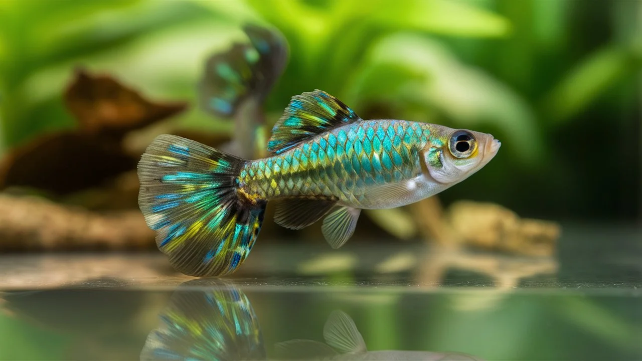 Green Mosaic Guppy