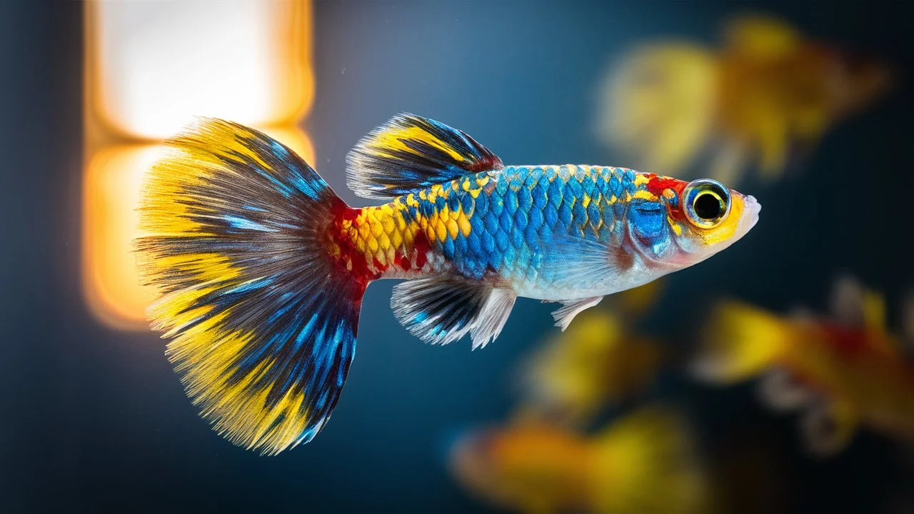 Blue Mosaic Guppy