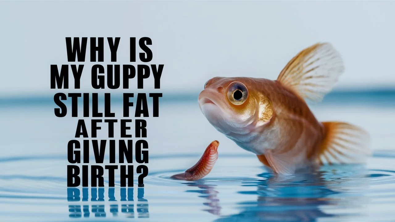 Why is My Guppy Still Fat After Giving Birth?