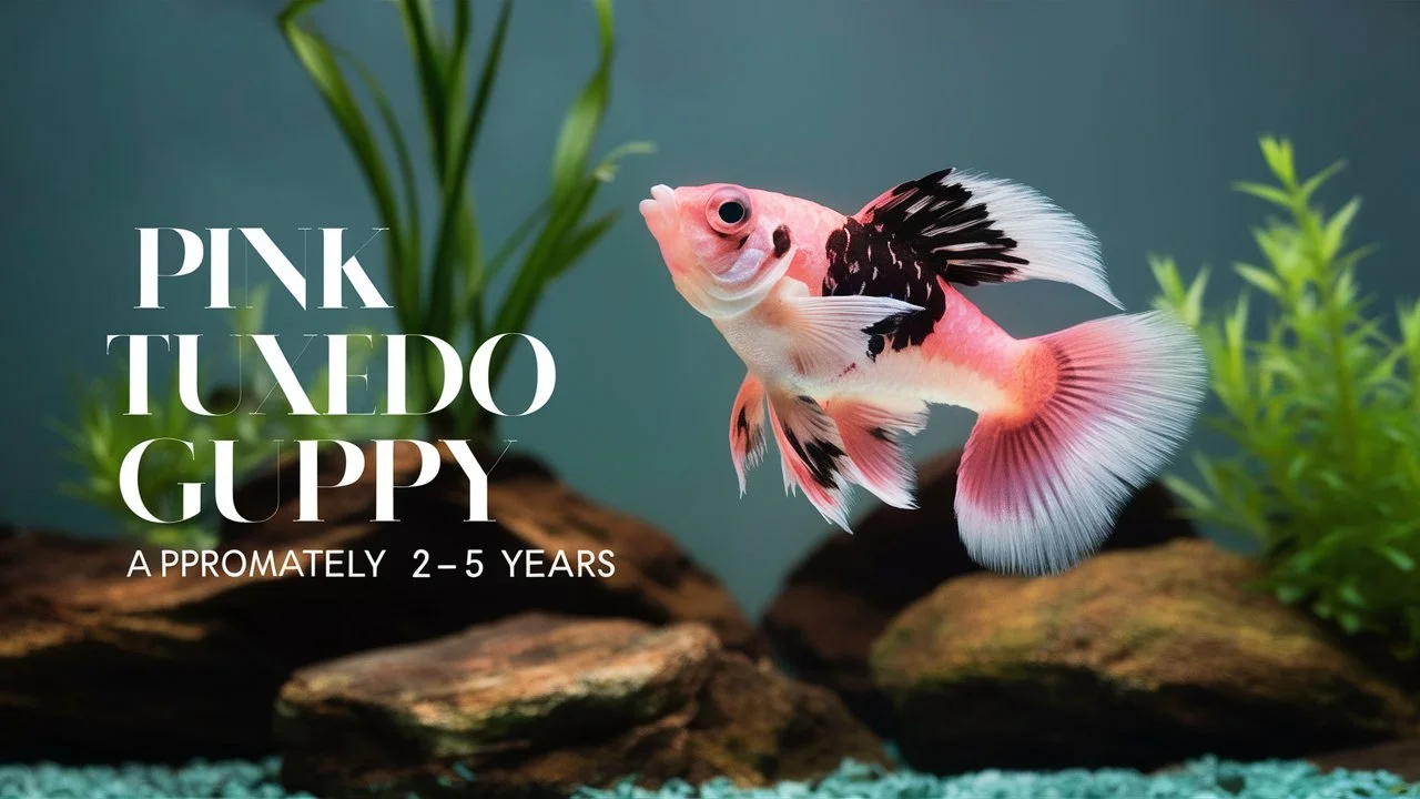 Pink Tuxedo Guppy lifespan