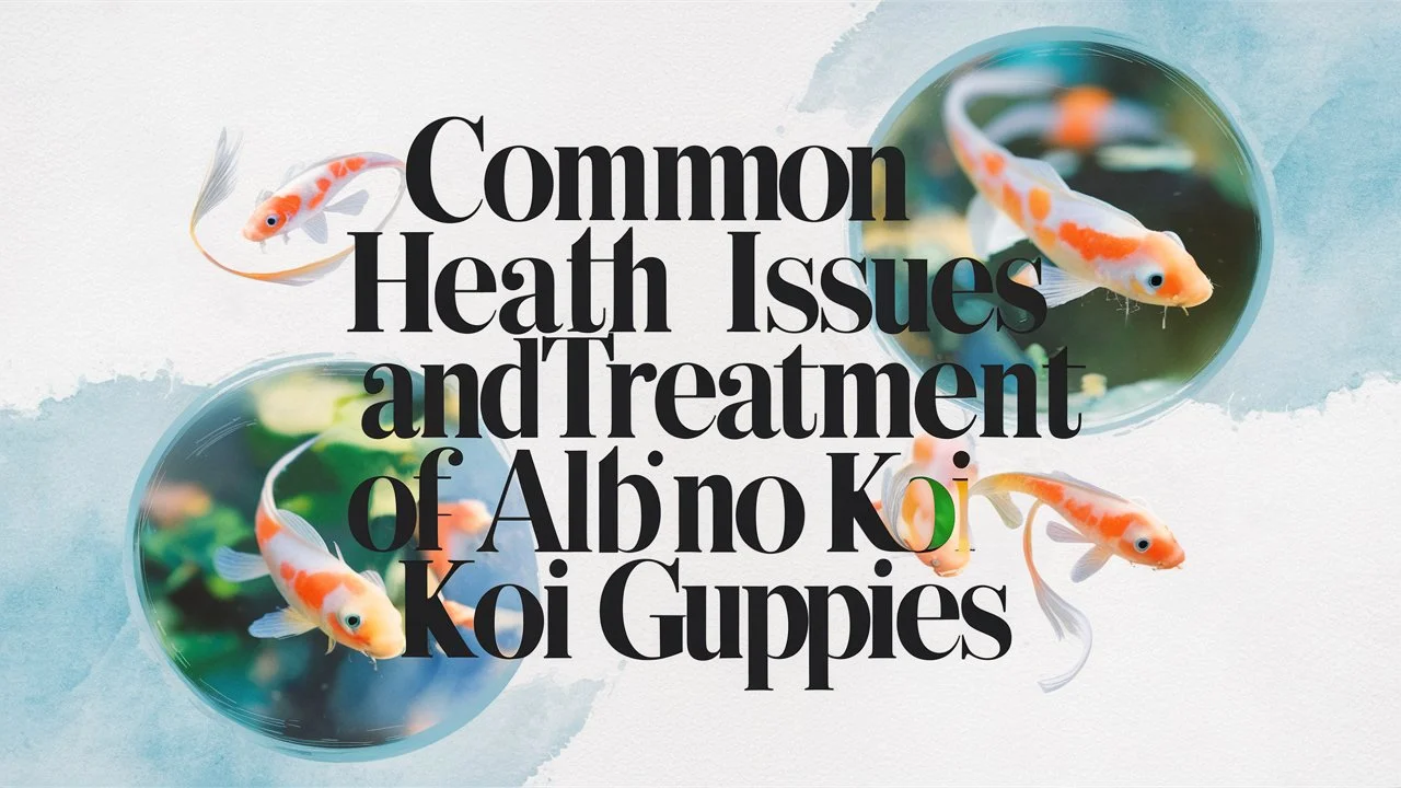 Common Health Issues and Treatment of Albino Koi Guppies