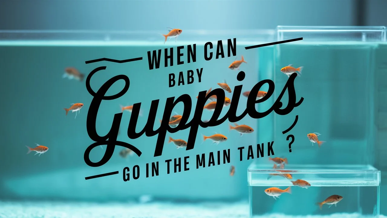 When Can Baby Guppies Go in the Main Tank