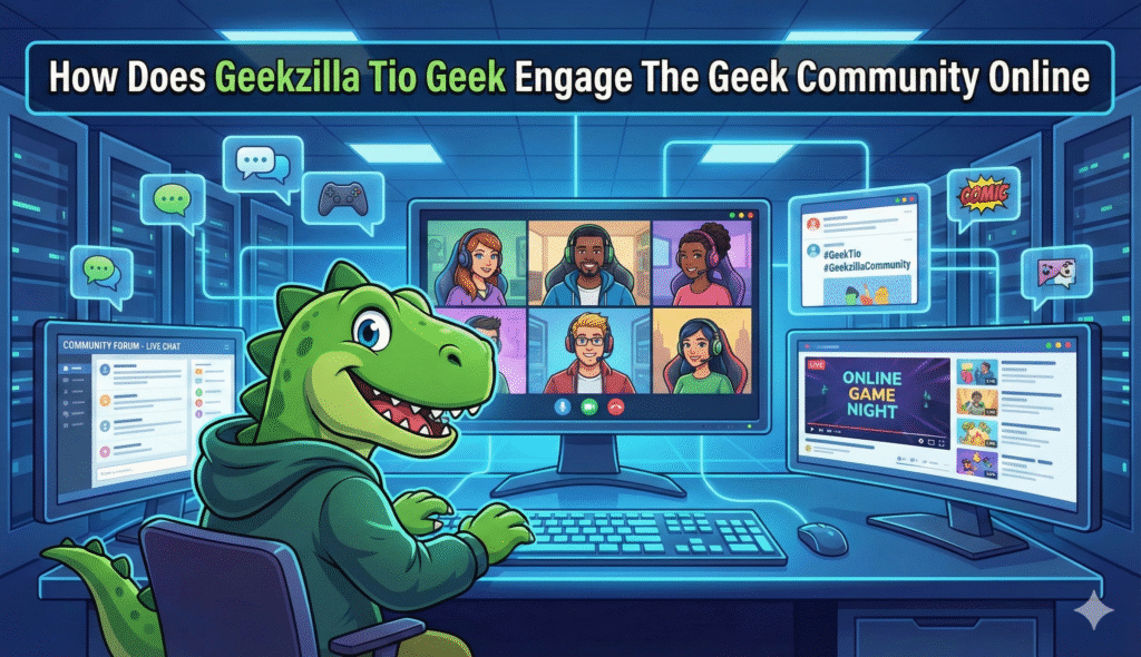 How Does Geekzilla Tio Geek Engage The Geek Community Online