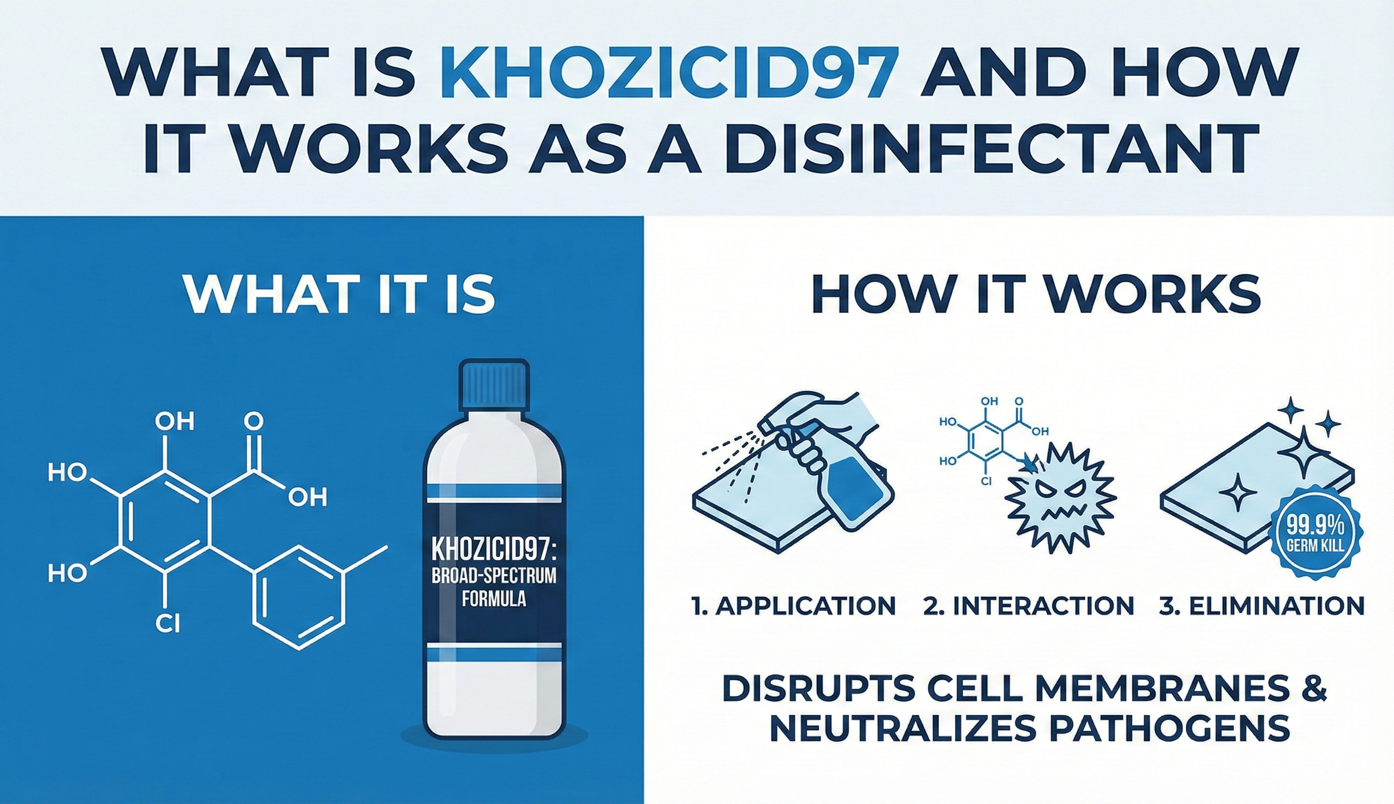What Is Khozicid97 And How Does It Work As A Disinfectant