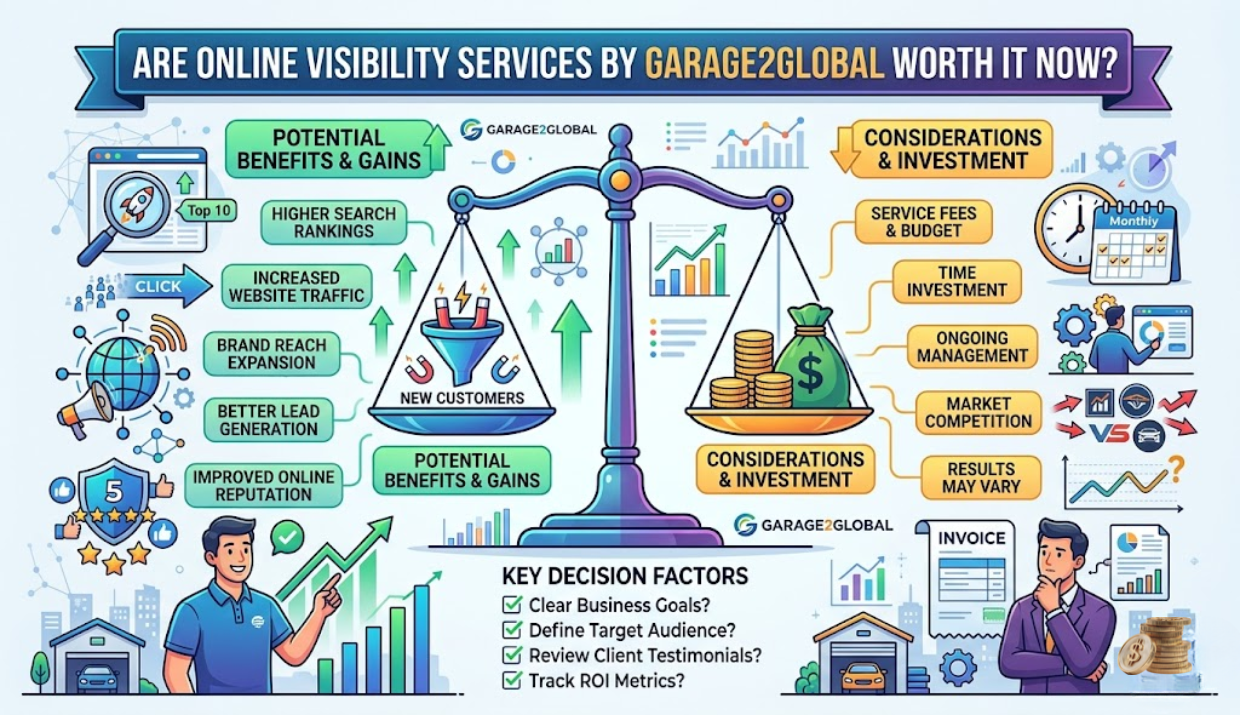 Are online visibility services by garage2global worth it now