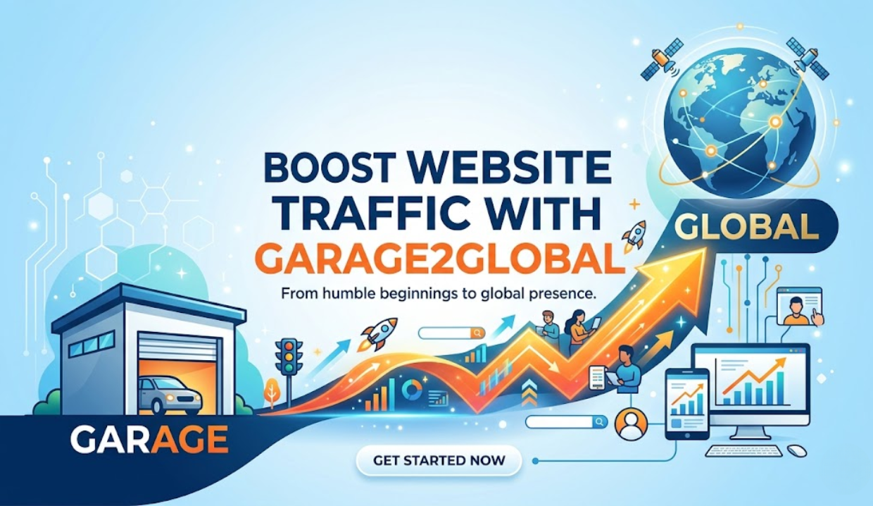 Can boost website traffic with garage2global work today