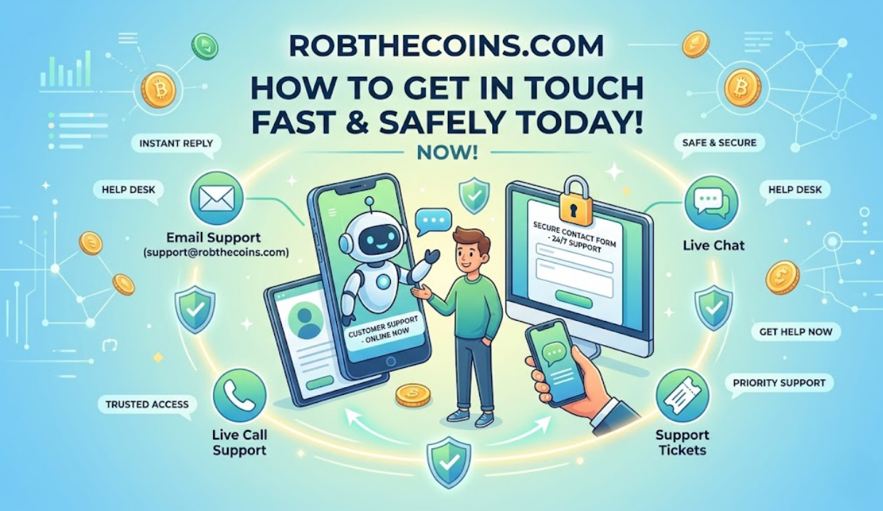 How to Get in Touch robthecoins.com Fast and Safely Today Now