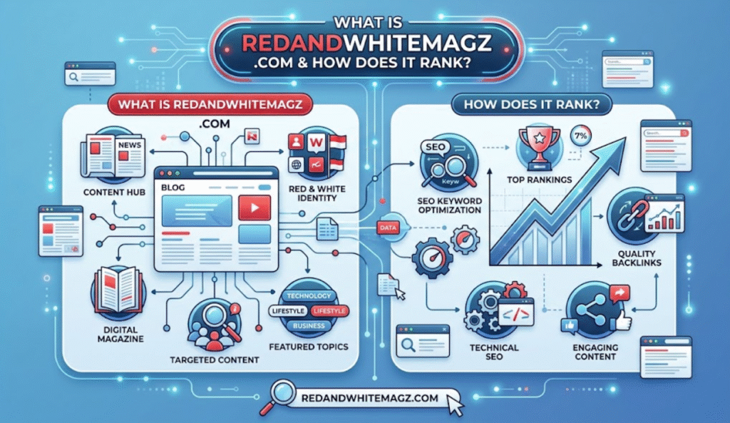 What Is Redandwhitemagz.com and How Does It Rank