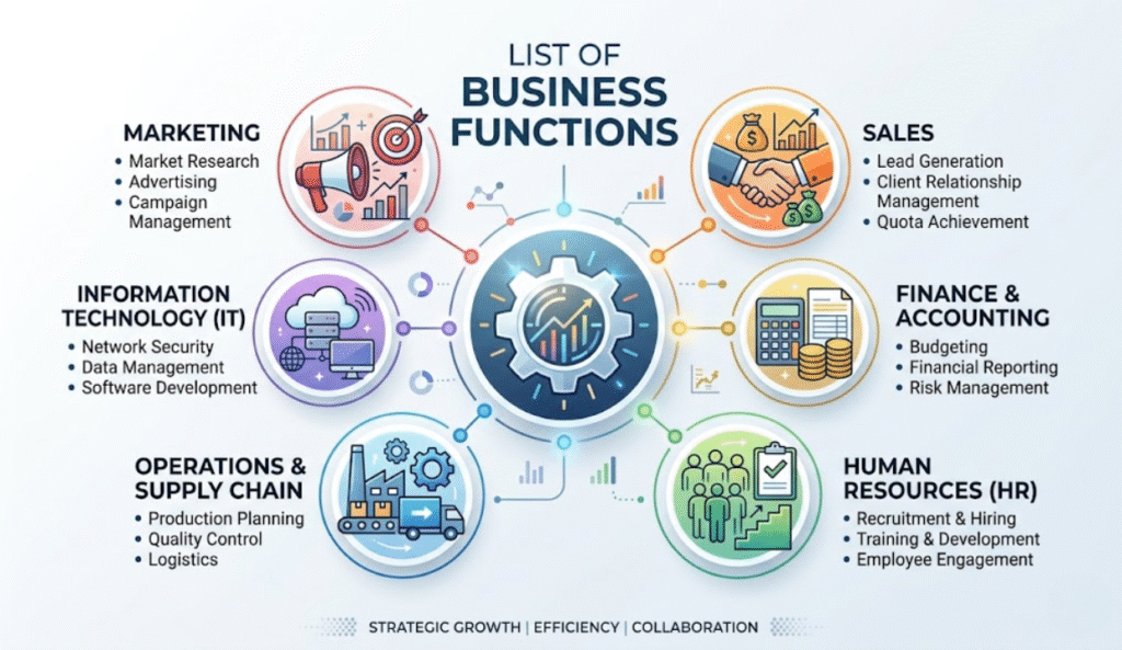 How to understand list business functions for better growths