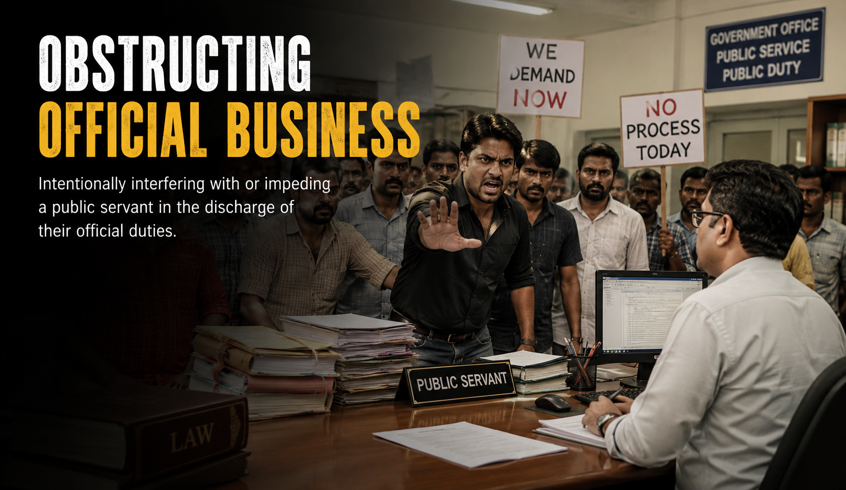 What Does Obstructing Official Business Mean In Law Meaning